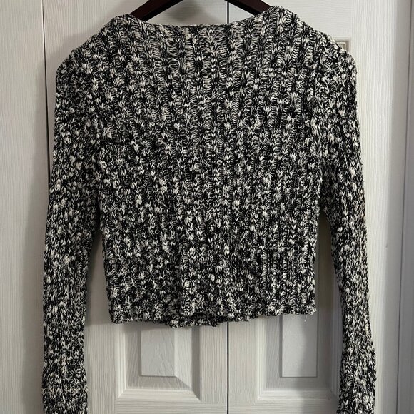 Moda International Marled Knit Button-Front Cardigan - Picture 2 of 7